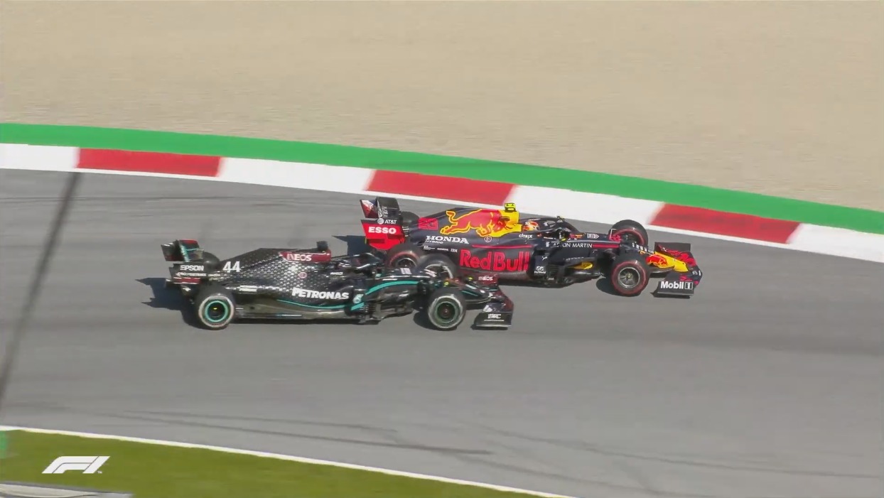 Albon vs Hamilton