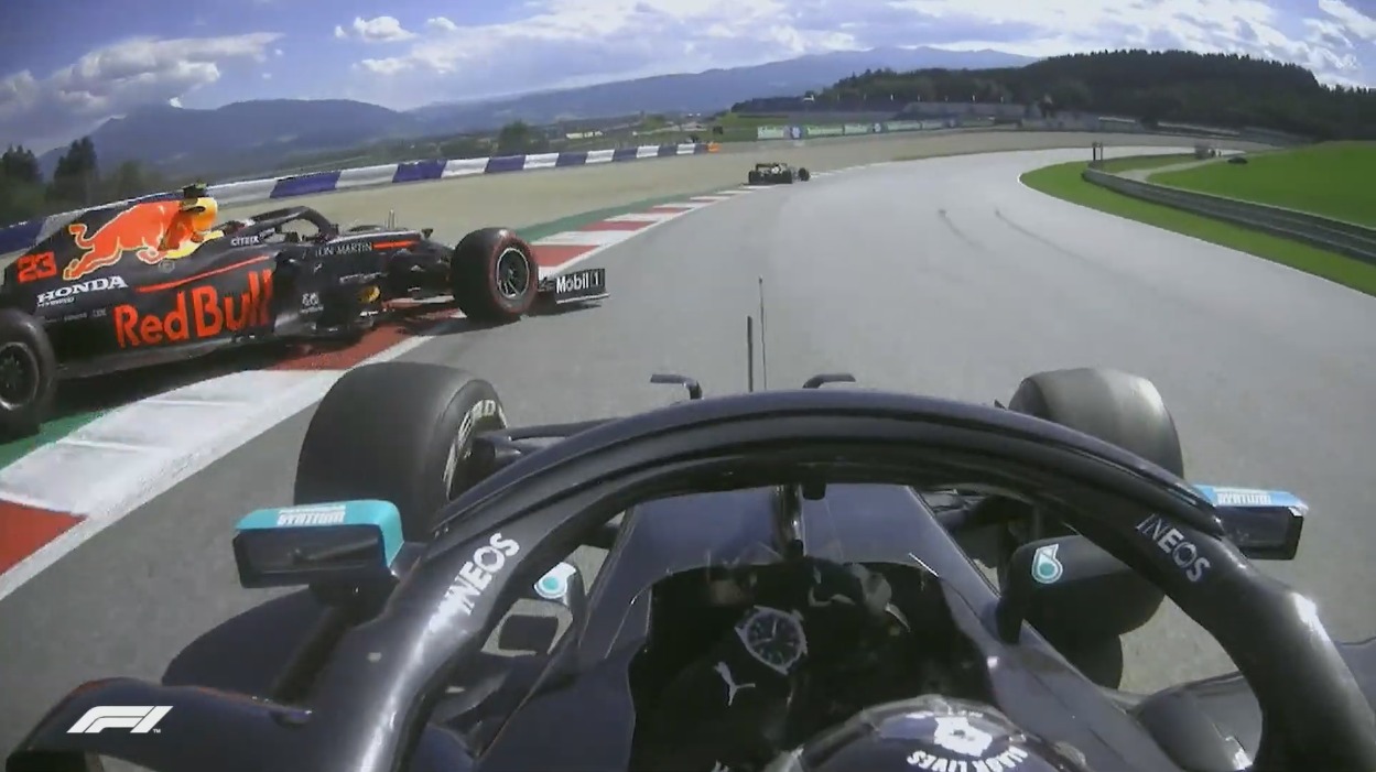 Albon vs Hamilton